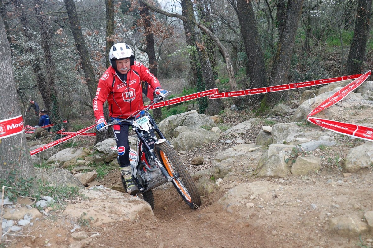 Pep Sala Ribas, amb una Montesa, es va proclamar guanyador de la categoria Verd