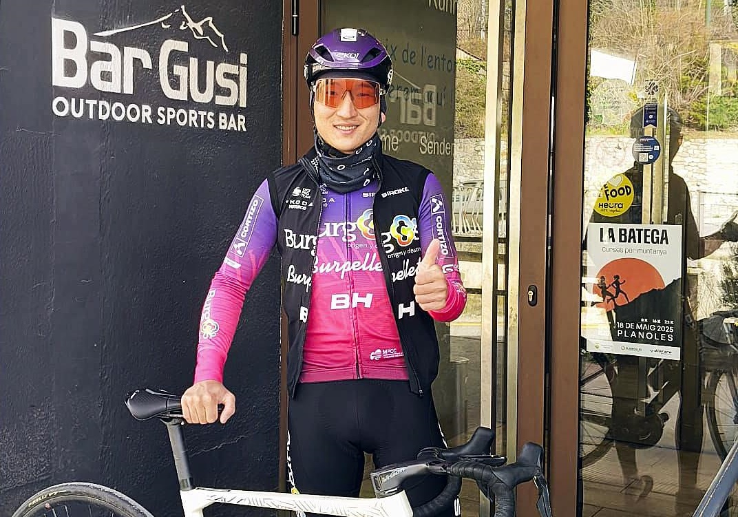 Jambaljamts Sainbayar, a punt per a un dels entrenaments d'aquesta setmana pel Ripollès