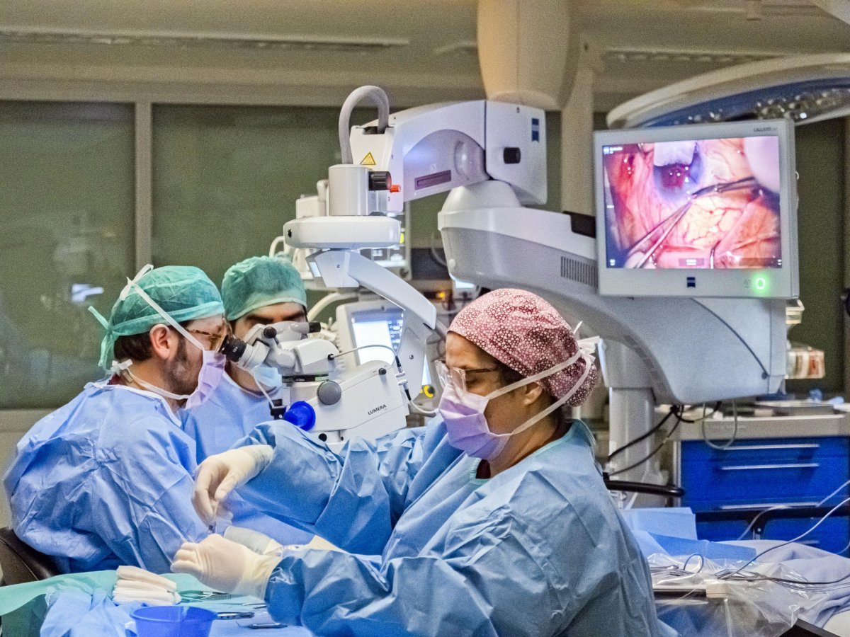 Una intervenció d'oftalmologia