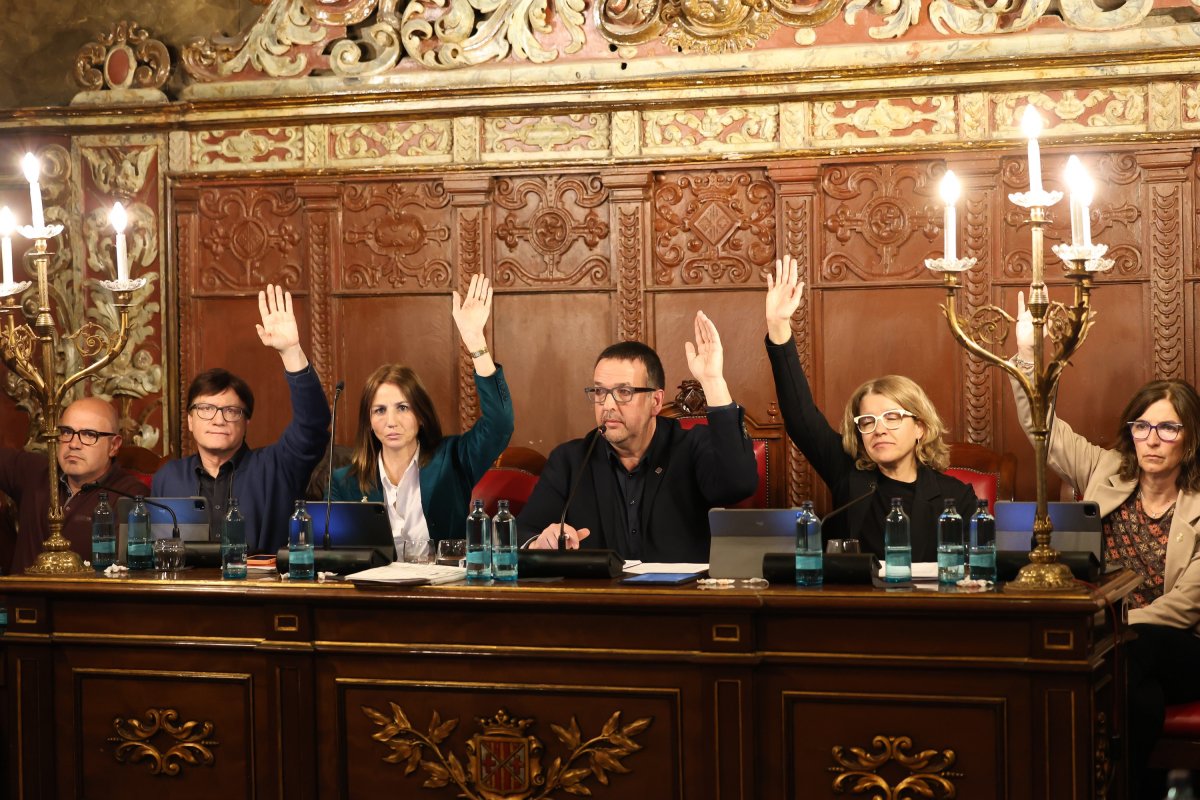 Ple de l'Ajuntament de Vic