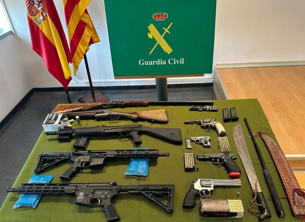 Armes intervingudes per la Guàrdia Civil