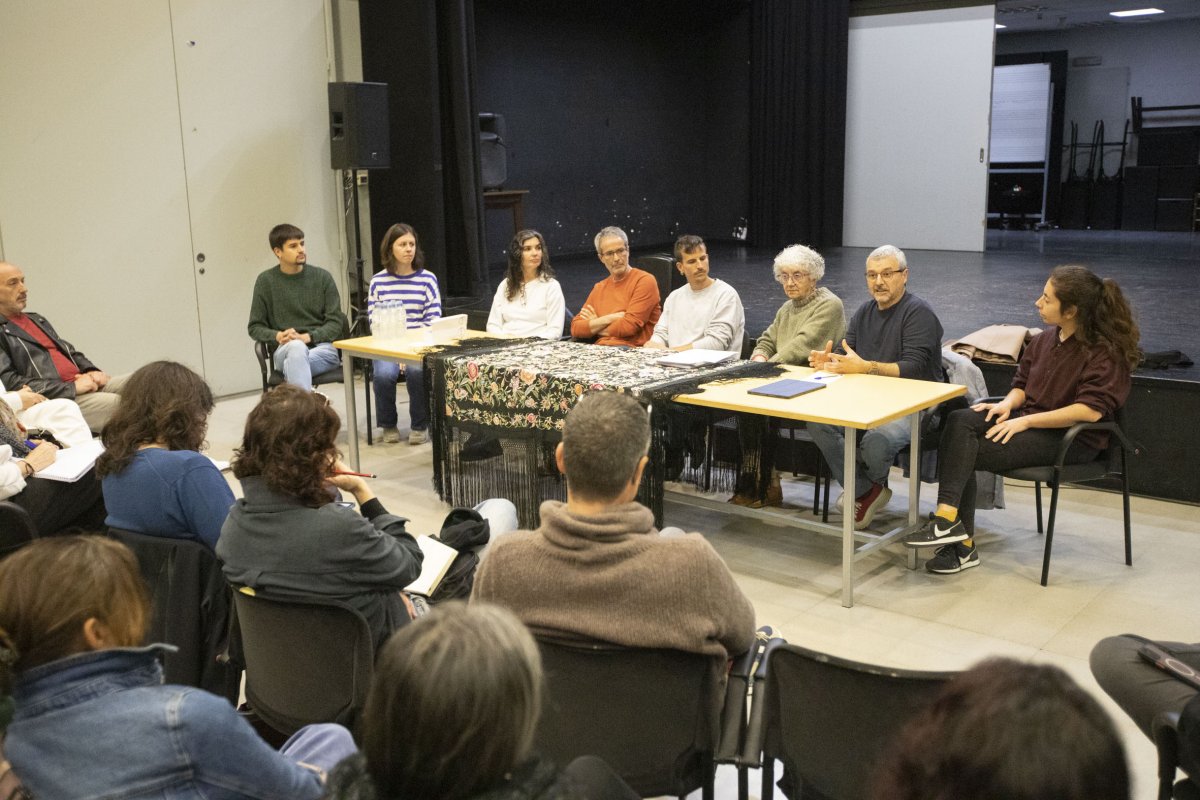 La trobada es va celebrar dissabte a la Sala Lluís Giró del Teatre Ateneu