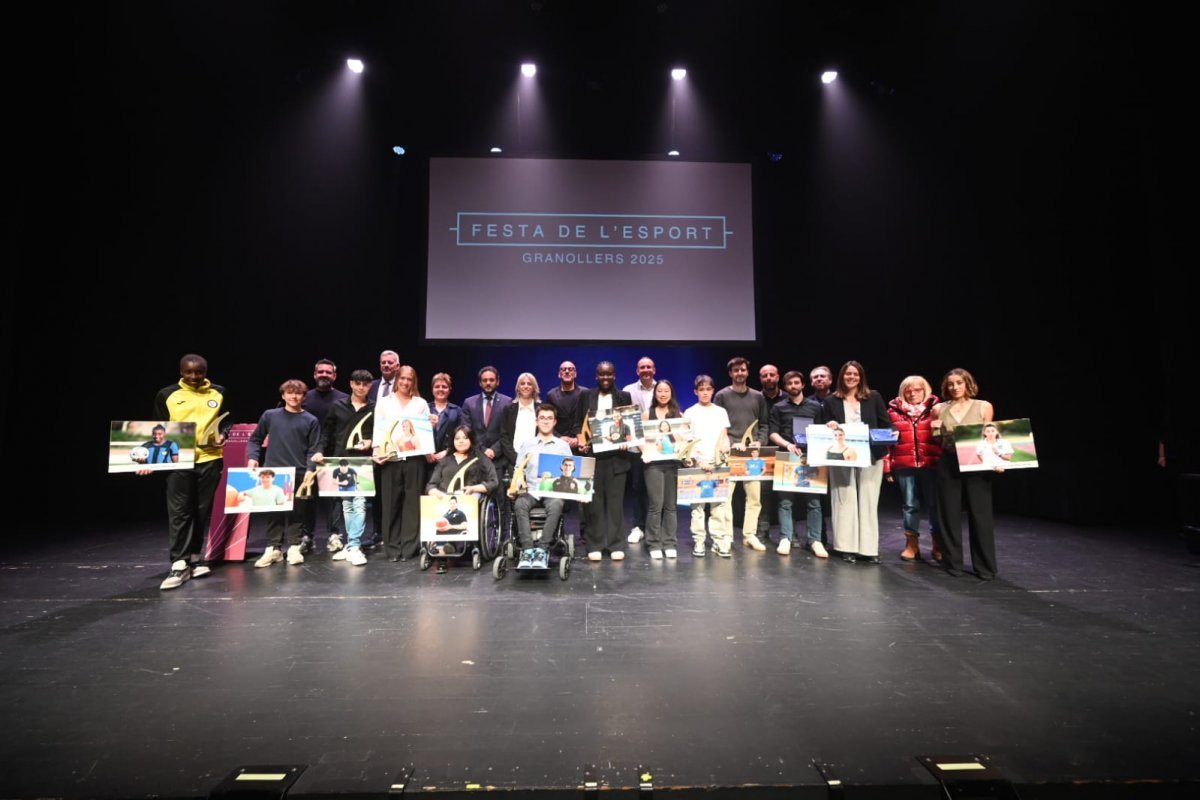Els guanyadors dels principals premis de la Festa de l'Esport lliurats aquest dijous a Granollers