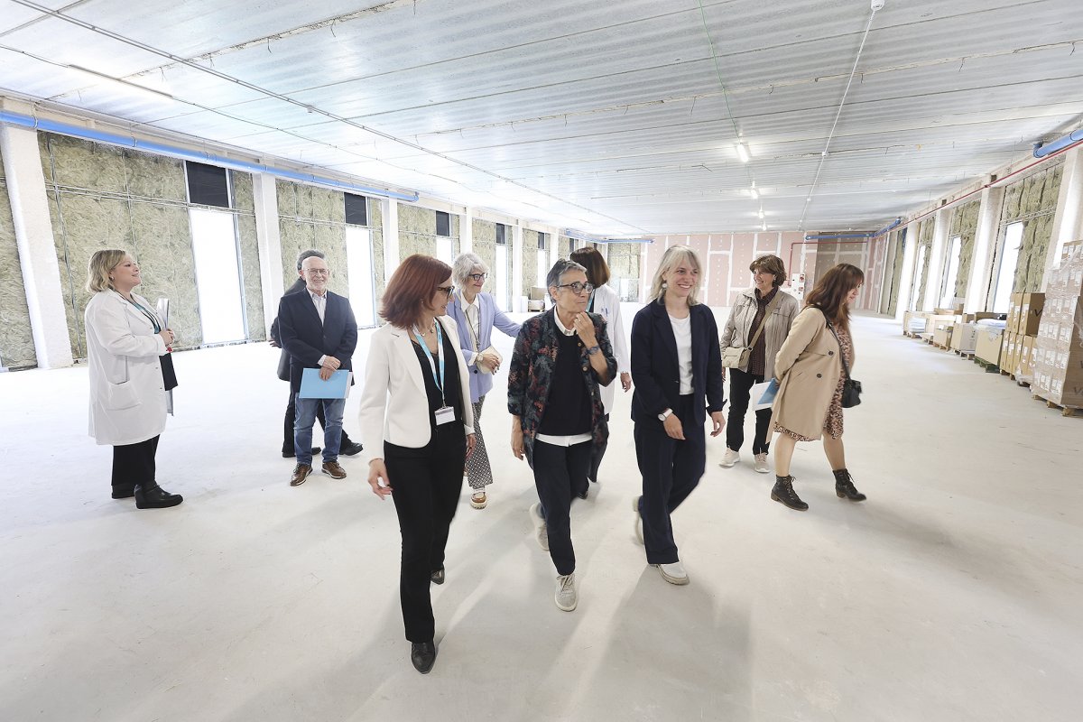 L'¡espai de la primera planta de l'edifici compacte de l'HGG