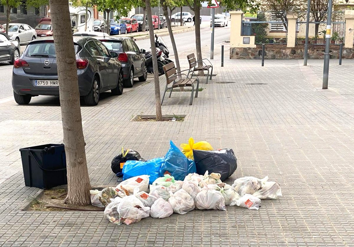 Bosses orgànica que no es van recollir la nit de divendres a dissabte