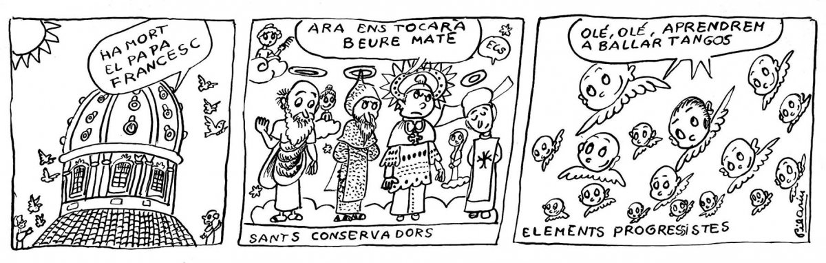 La tira còmica de la ninotaire Pilarín Bayés a EL 9 NOU d’aquest divendres