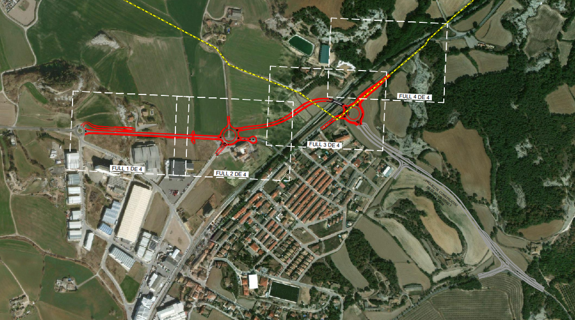 Planell de la nova variant de Sant Miquel de Balenyà