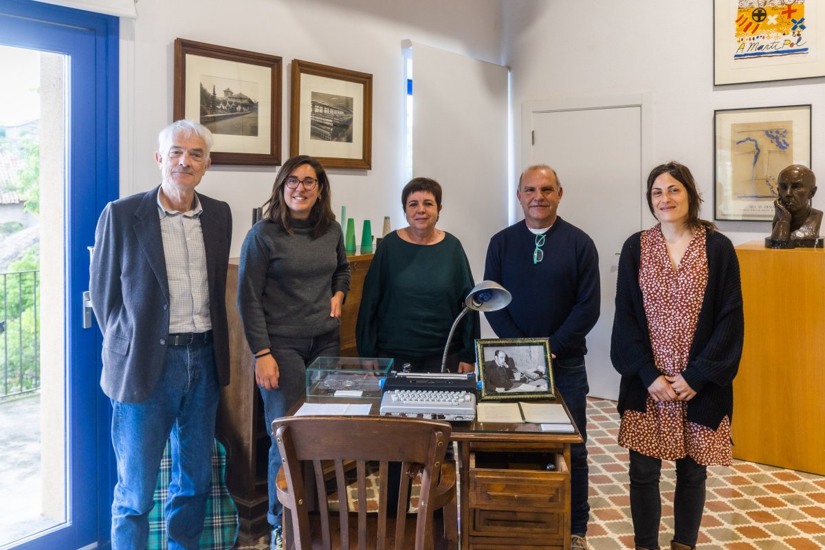 La presentació de la jornada es va fer a la Fundació Miquel Martí i Pol de Roda