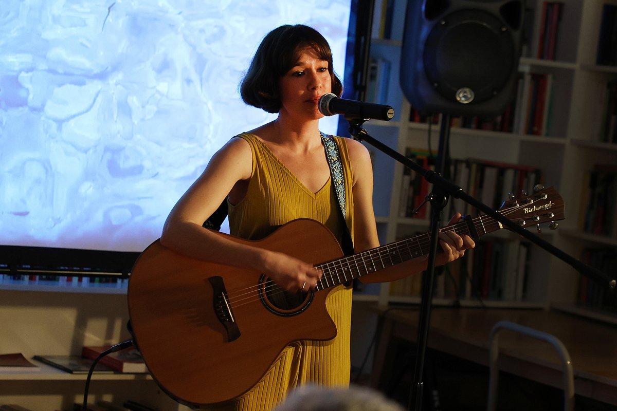 Maria Castell en un moment del concert