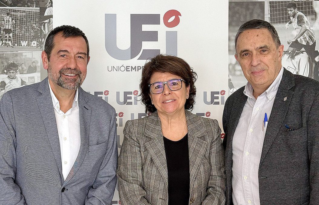 D'esquerra a dreta. Pep Garcia, Gemma Vivet i Josep Pujadas
