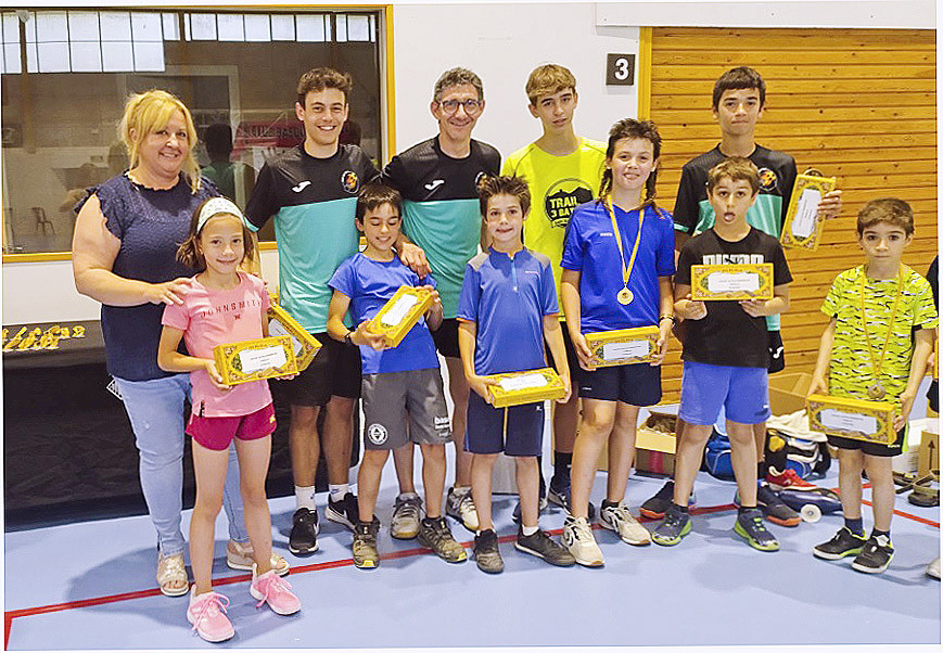 L'equip del Vall del Ges que va participar a la prova del circuit català a Torelló