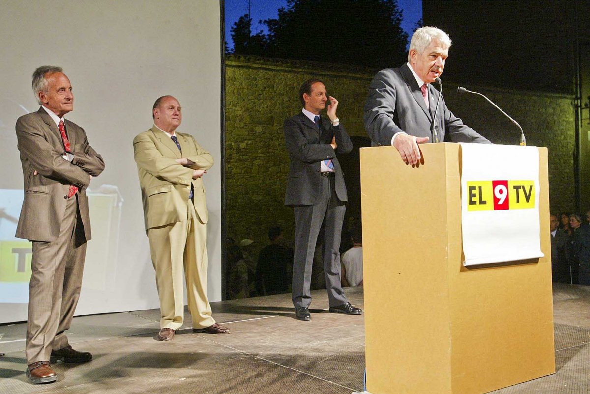 El president Pasqual Maragall el dia de la inauguració