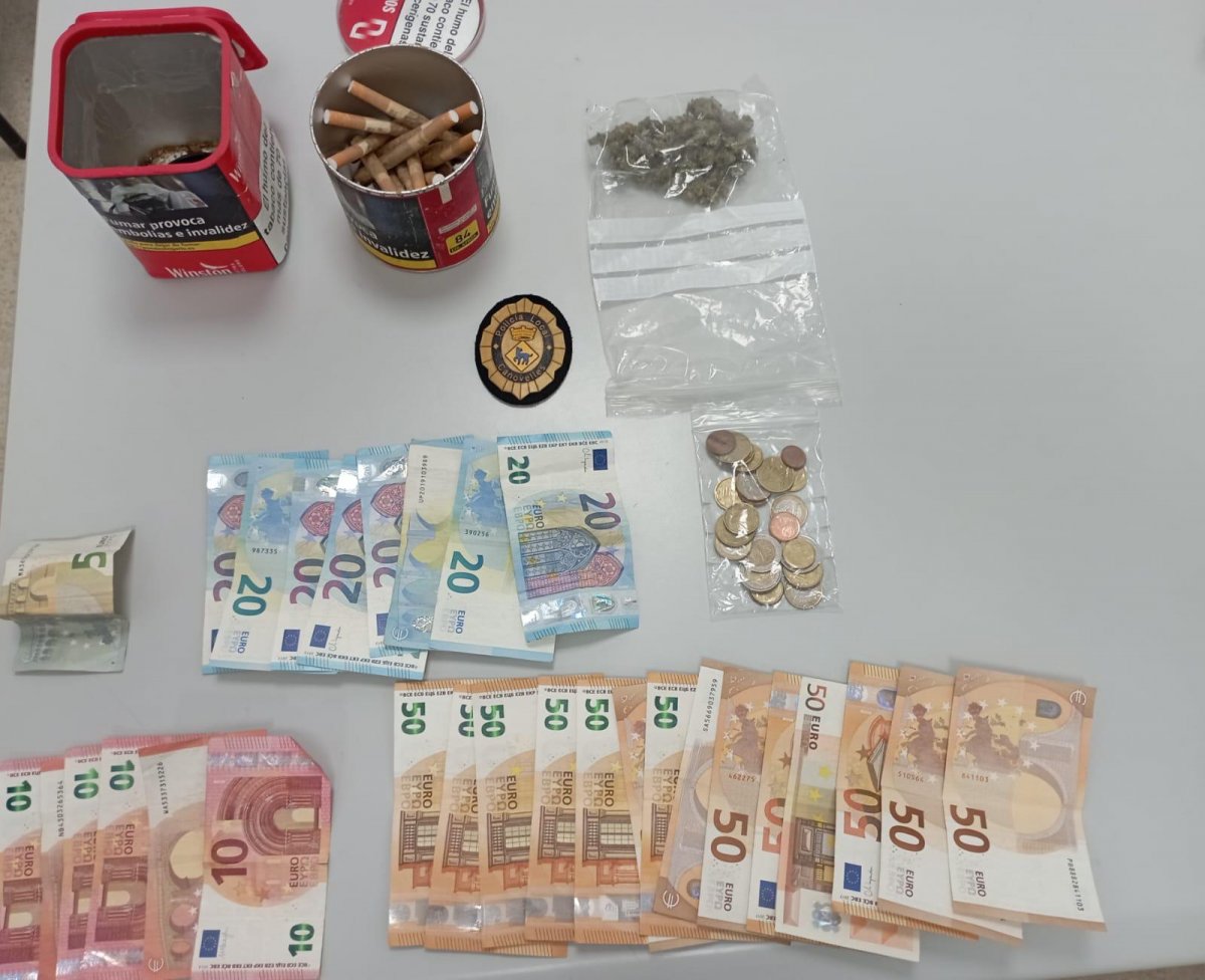 Els articles decomissats en l'actuació de la Policia Local