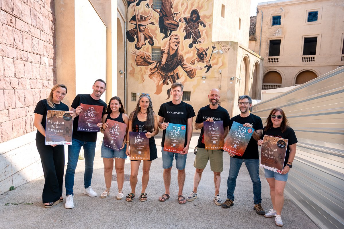 Els diferents representats que fan possible l’Escaldàrium a la presentació que es va fer dijous