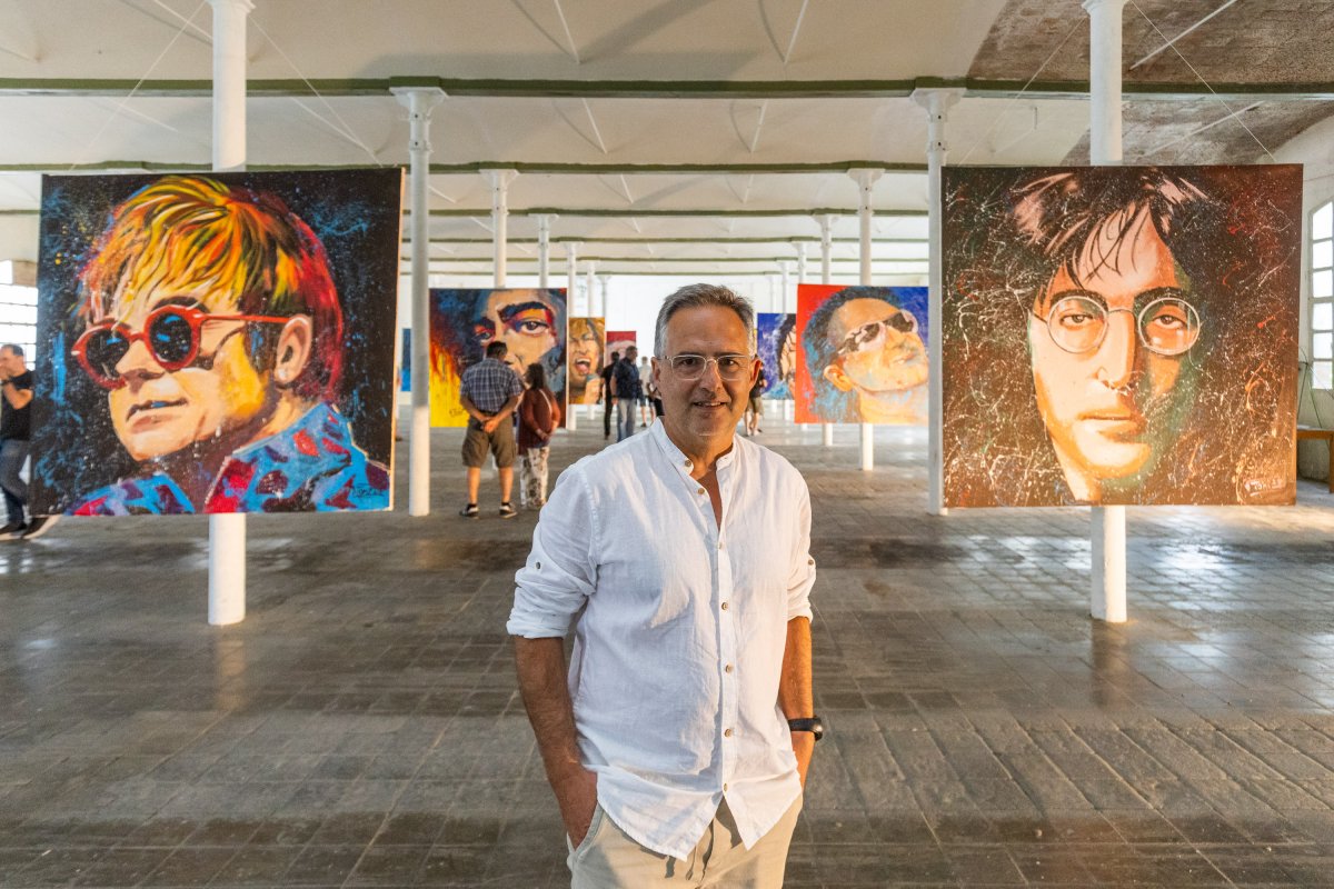 Toni Ortiz, a la seva galeria d'il·lustres del rock