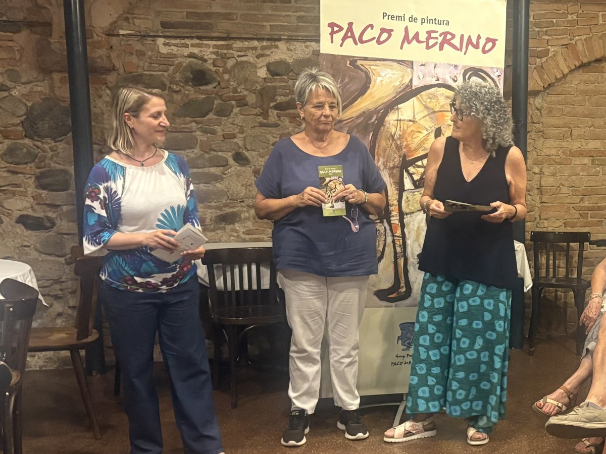 Vanesa Jiménez, Rosa Viñallonga i Carme Gómez, en la presentació