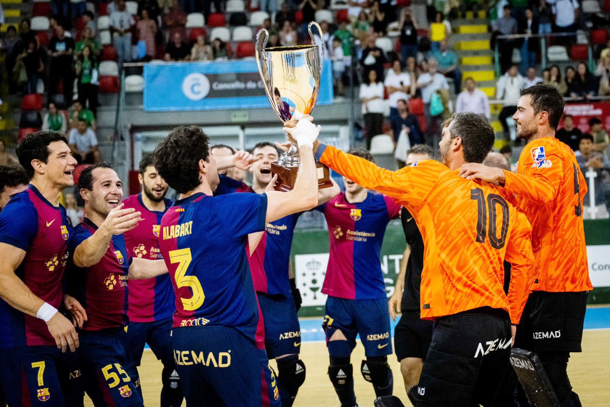 El Barça d'hoquei va tornar a alçar el títol de campió de lliga