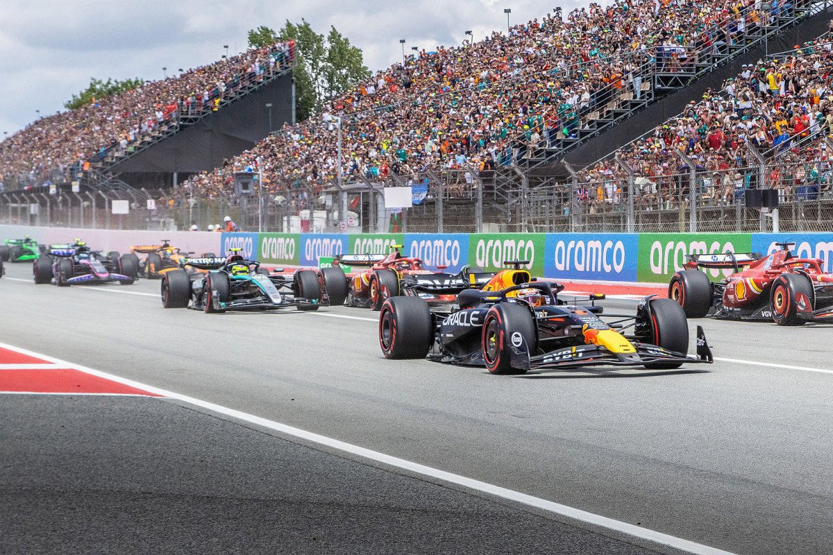 La sortida del Gran Premi d'Espanya que va acollir el Circuit fa dues setmanes
