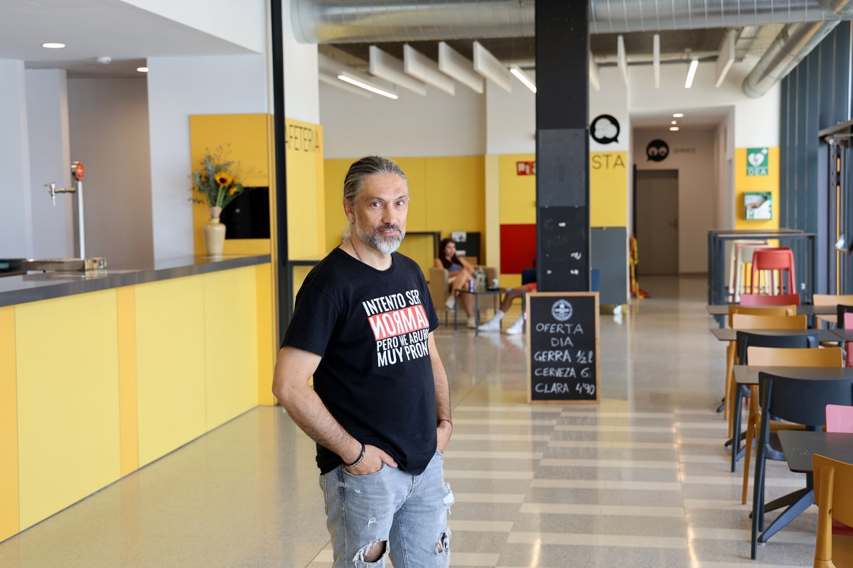 Juan José Blanch ha reobert la cafeteria de l’Espai Can Prat