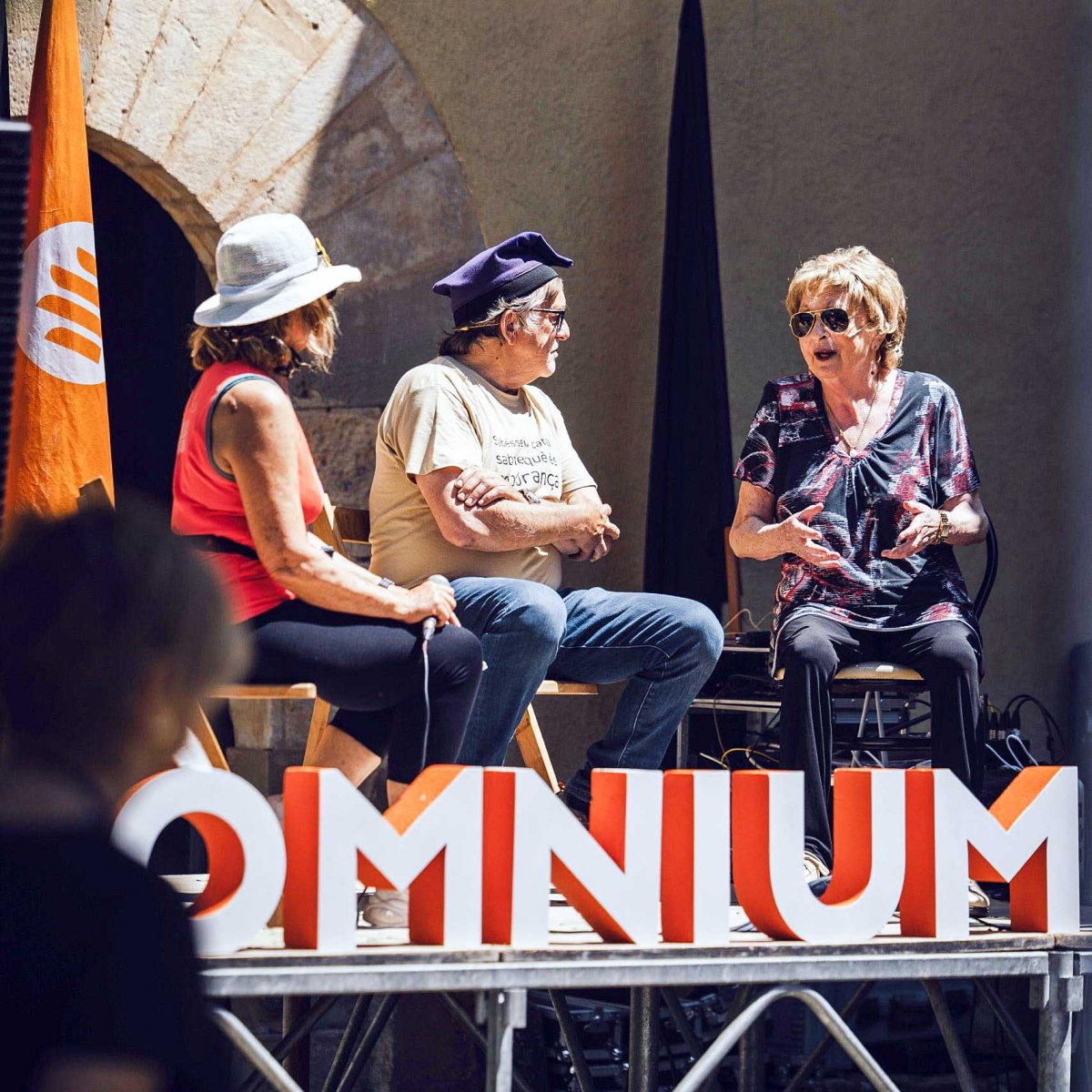 Un moment de l'acte a l'ermita de Sant Sebastià