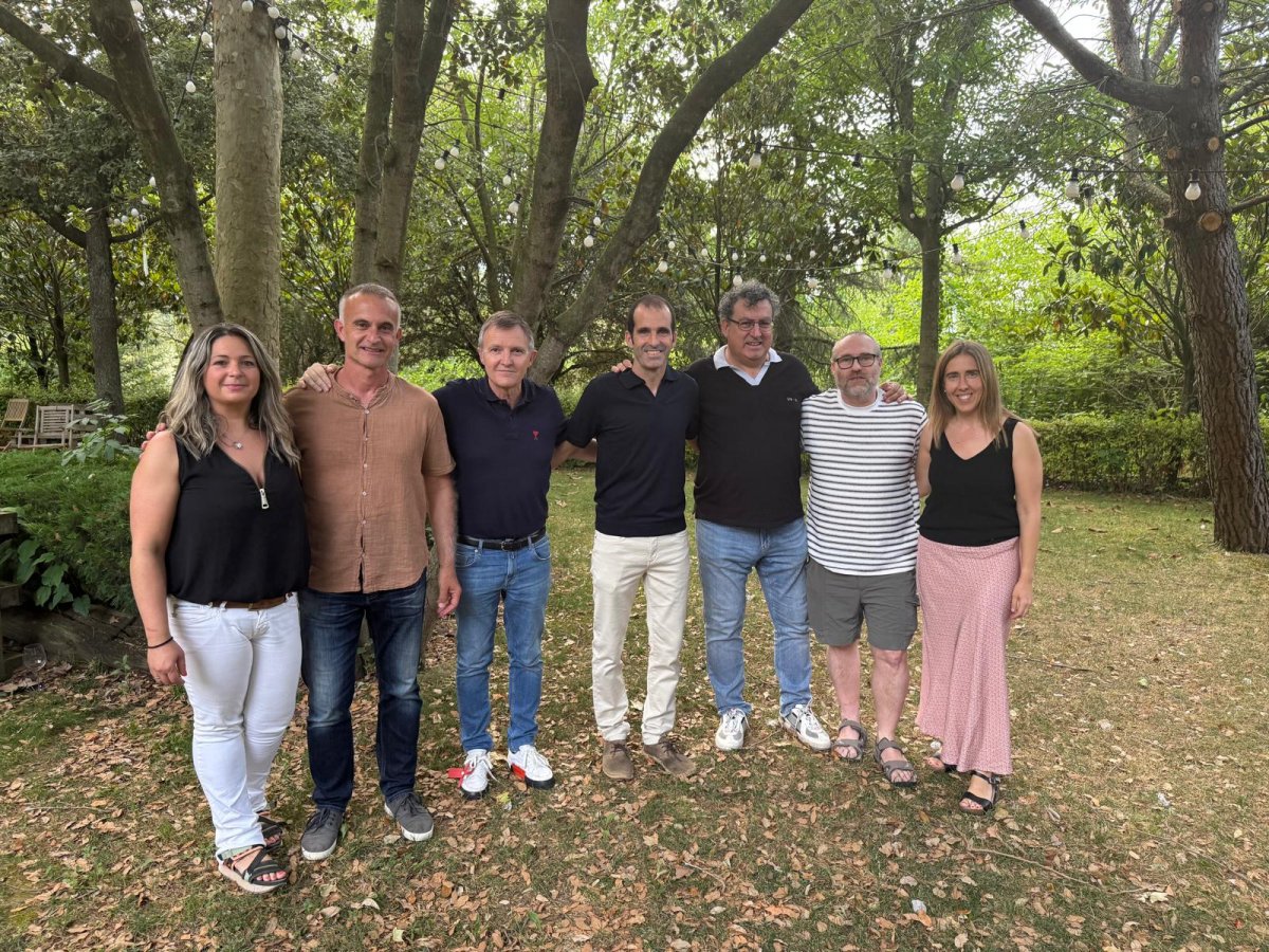 Part de la junta del Vic Vòlei Callís, aquest divendres