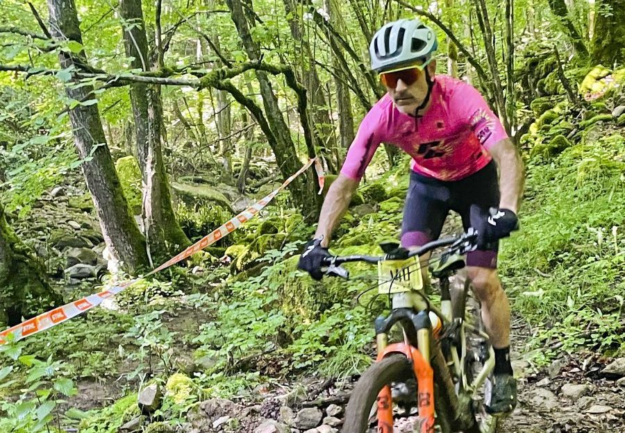 Un dels participants de la cursa