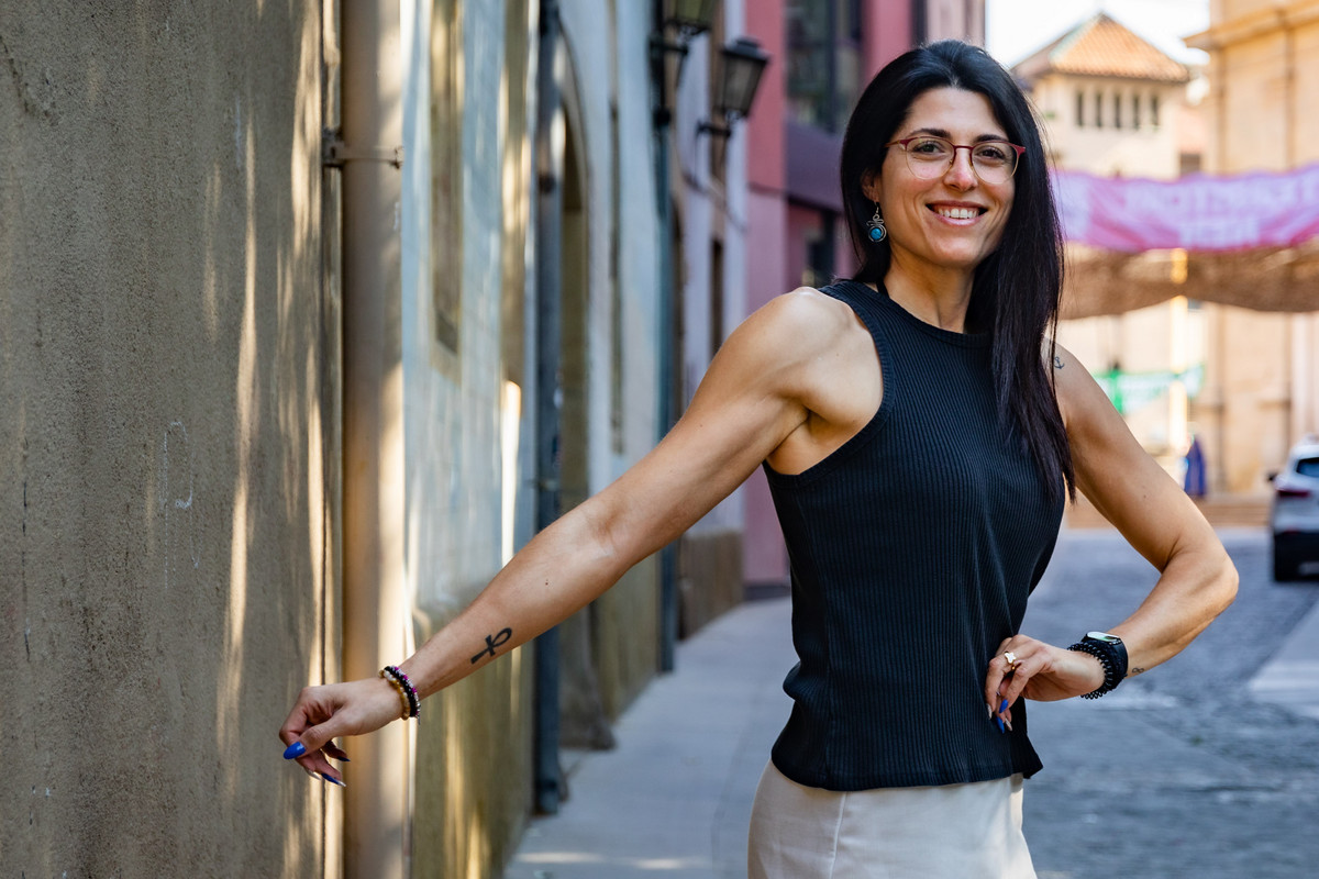 Mireia Parramon, fotografiada divendres passat a Vic