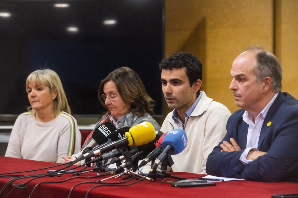 Montsina Llimós, Maria Soldevila, Ferran Raigon i Jordi Turull, el dia que van anunciar que no donarien suport a la moció de censura a Sílvia Orriols