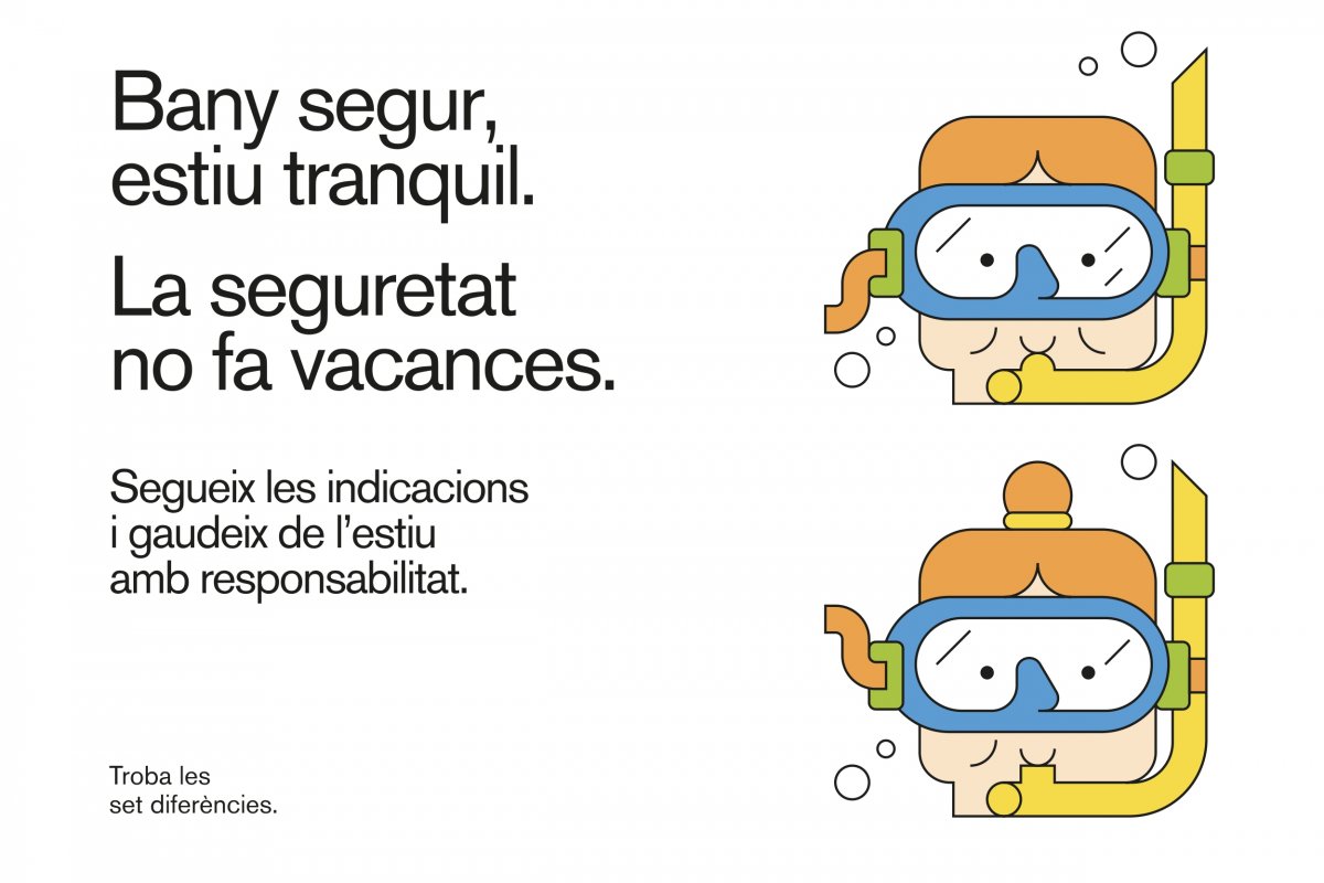 Imatge de la campanya Bany Segur