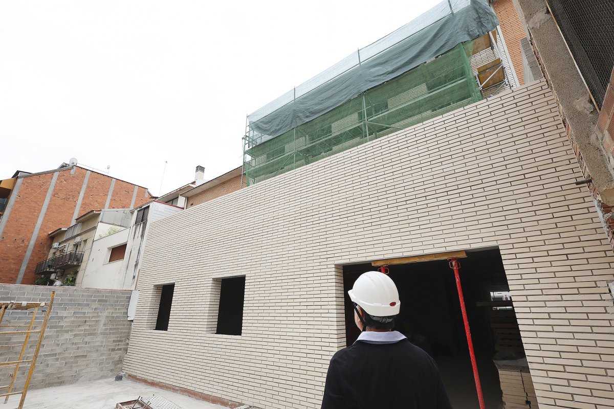 La promoció de pisos d'Esorosa al carrer Tarafa de Granollers