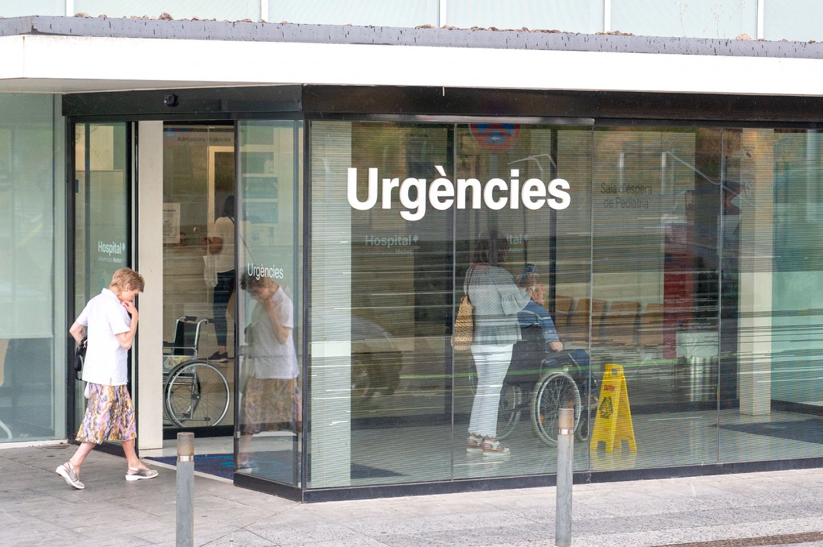 L’entrada d’Urgències de l’Hospital de Mollet aquesta setmana passada