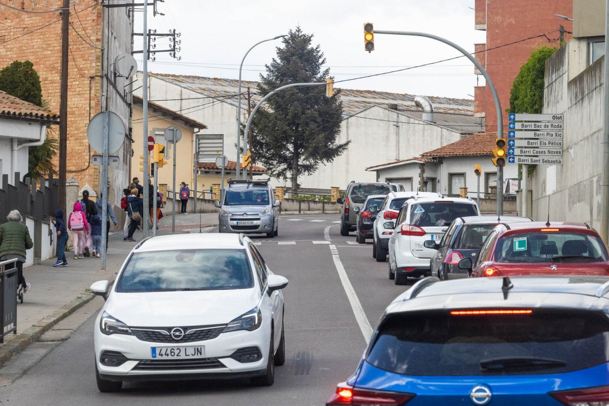 Imatge d'arxiu de trànsit a la travessera de Roda