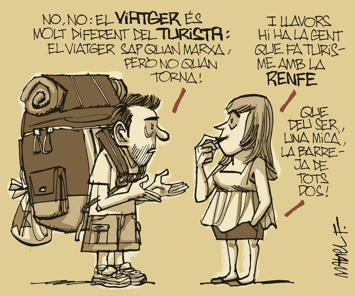 La vinyeta setmanal del dibuixant Manel Fontdevila a la seva secció de ‘La santa espina’ a EL 9 NOU d’aquest divendres