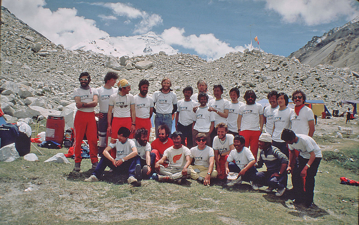 Els membres de l’expedició Everest ’85