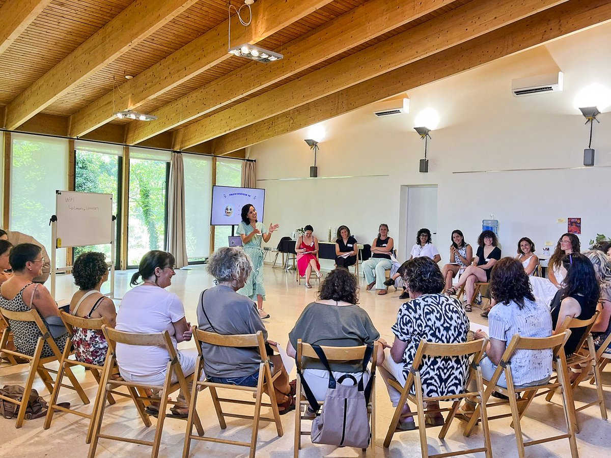 Un moment de la trobada, el passat 18 de juliol a la seu del Consorci del Lluçanès