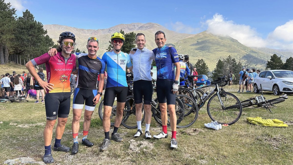 Alguns dels participants a la cursa de dissabte passat