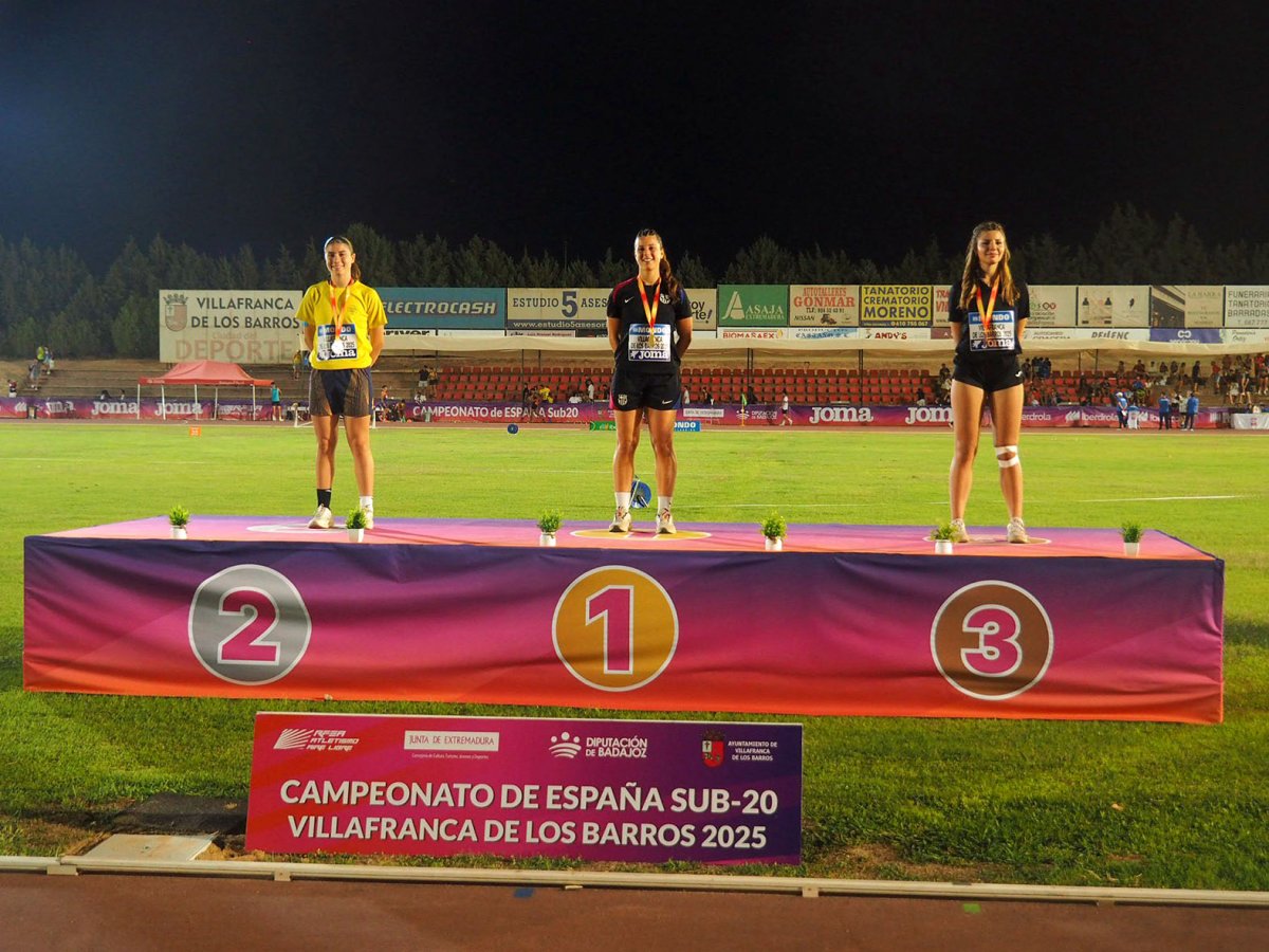 Or estatal i classificació europea en javelina per a Íngrid Valcárcel