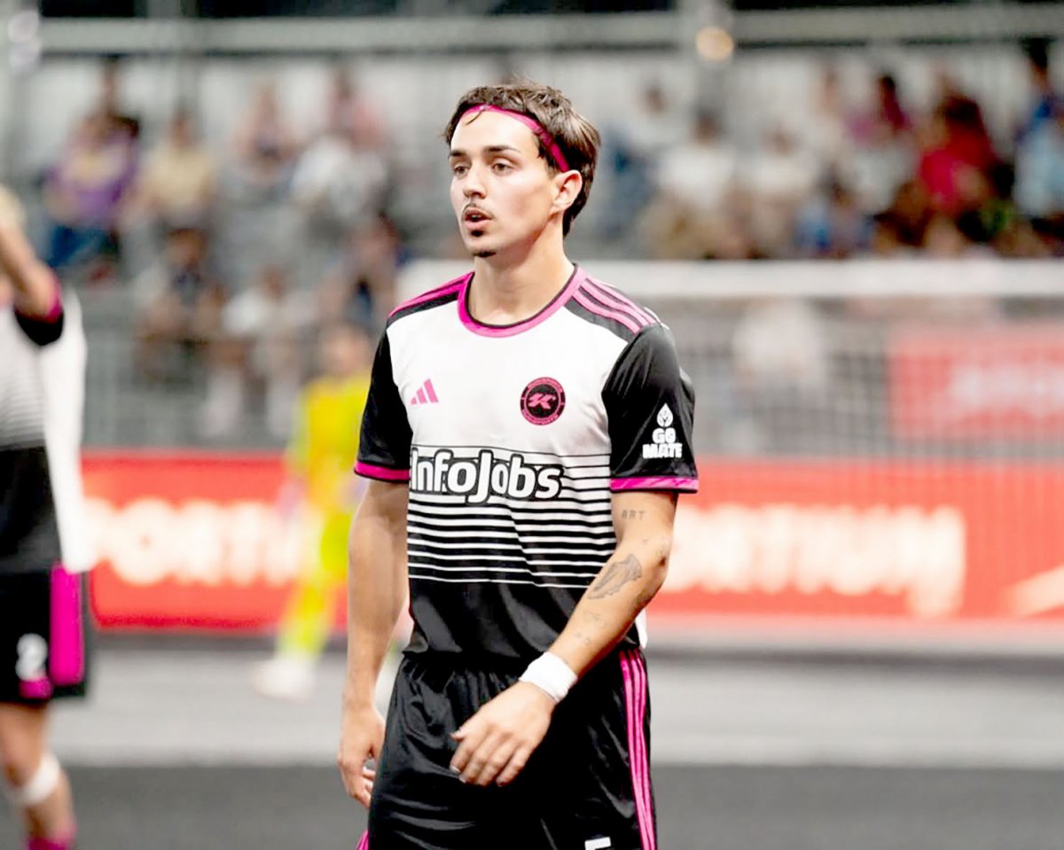 El nou fitxatge de l’Esport Club Granollers, Noel López, a la seva etapa a la Kings League