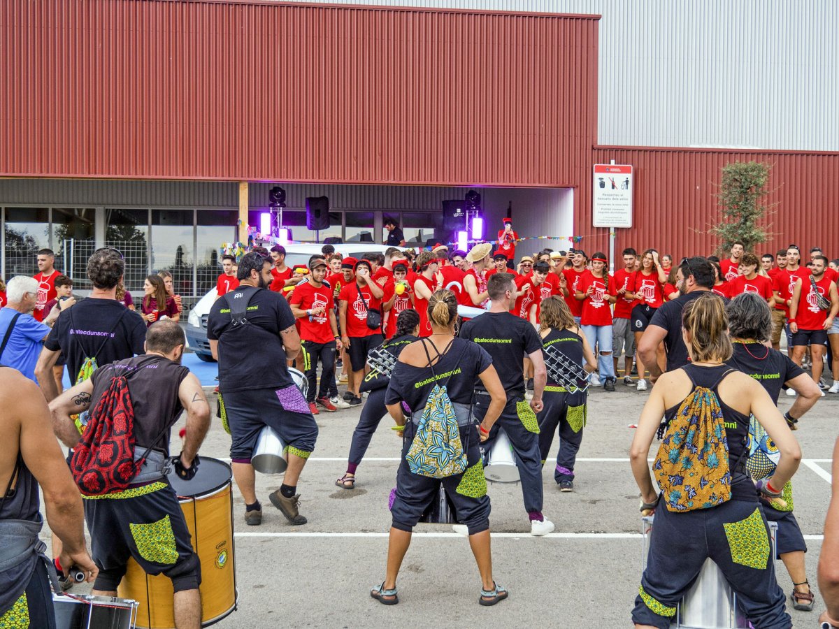 Una imatges d'arxiu d'un dels actes de la festa major de Folgueroles