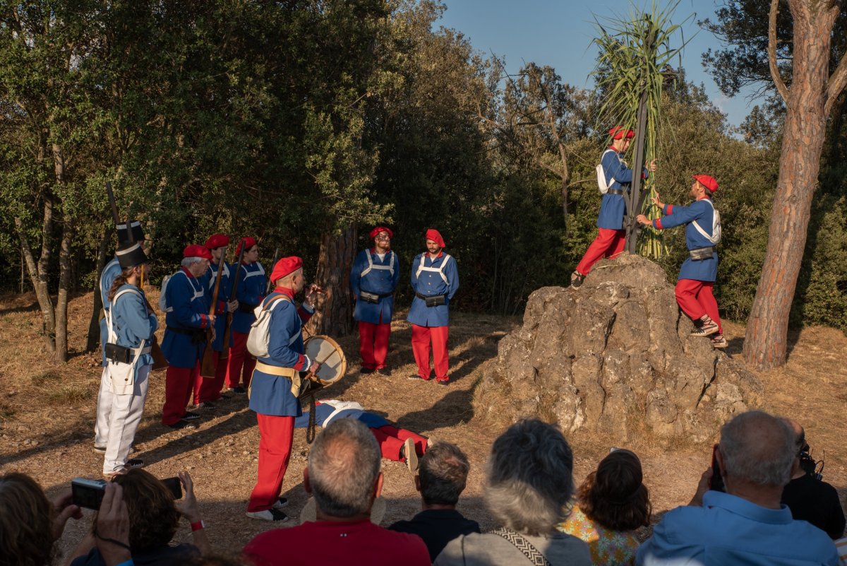 Un moment de la recreació de Seva, el 23 d'agost passat