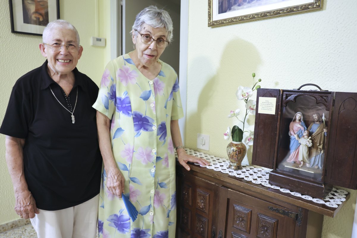 Dues de les tres germanes que encara són a Granollers