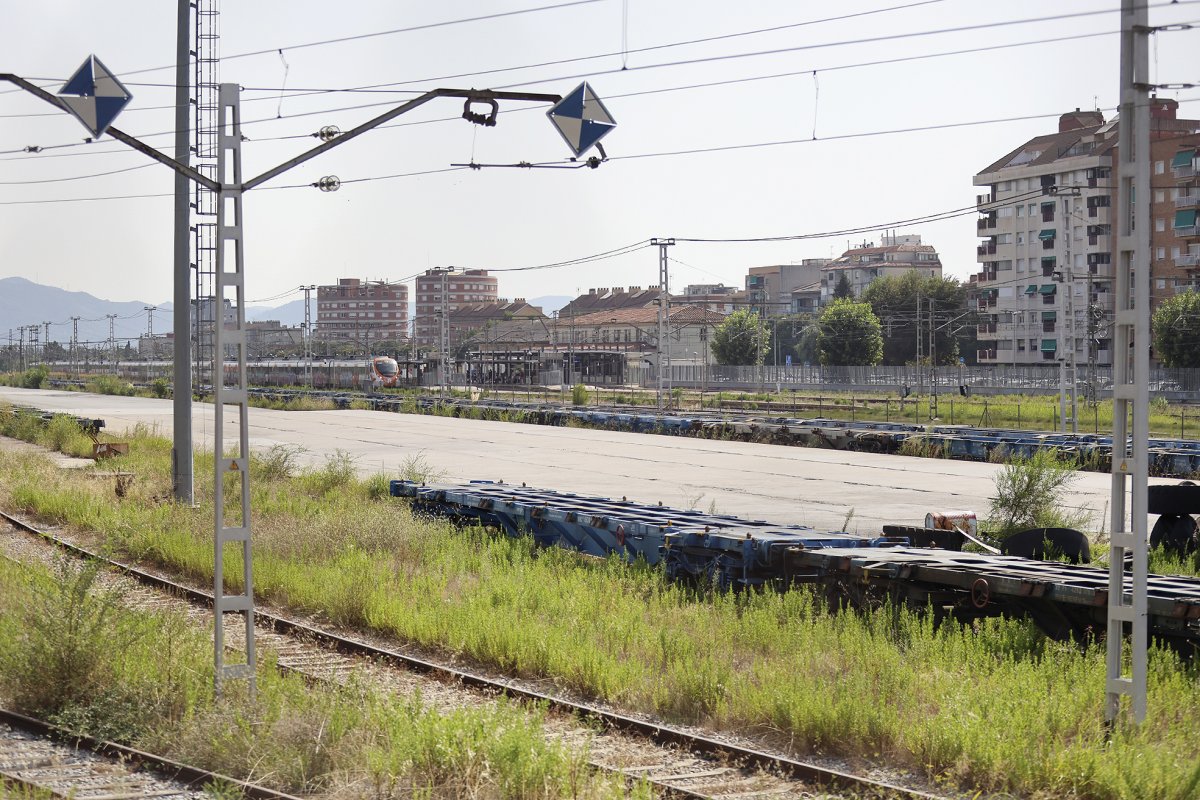 La terminal de mercaderies de Granollers sense contenidors