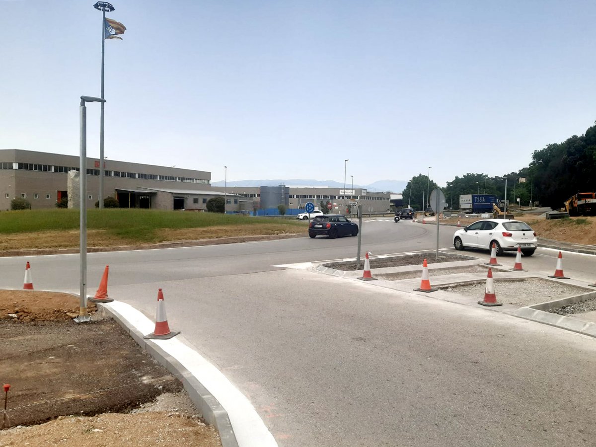 El polígon de Martorelles on s'h faran actuacions per millorar la mobilitat