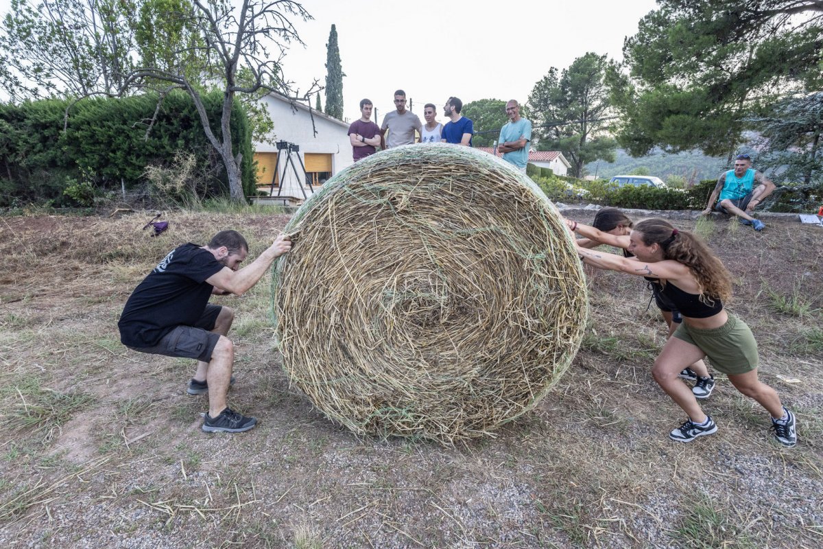 Les Olimpíades Rurals és una de les activitats més populars de la festa major de Riells del Fai