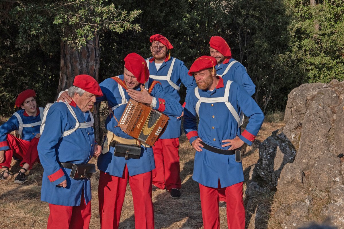 Un moment de la recreació