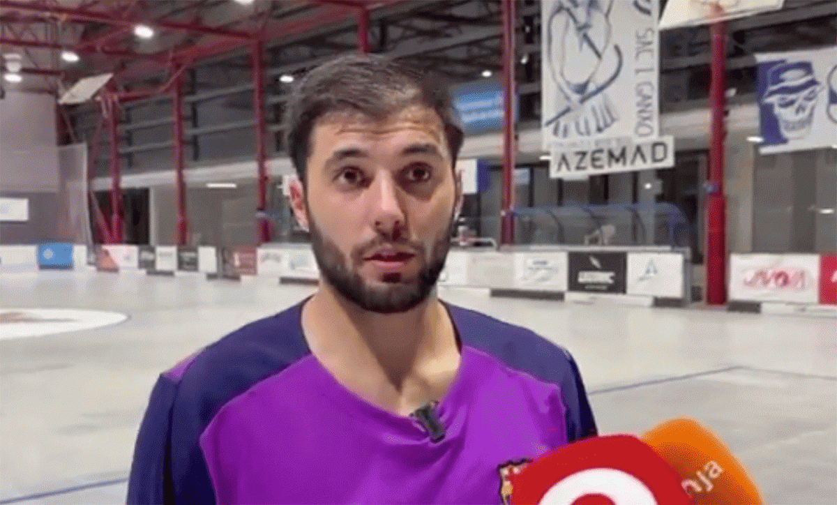 L'osonenc Ferran Font, amb quatre dianes per al Barça, va ser un dels grans protagonistes del partit