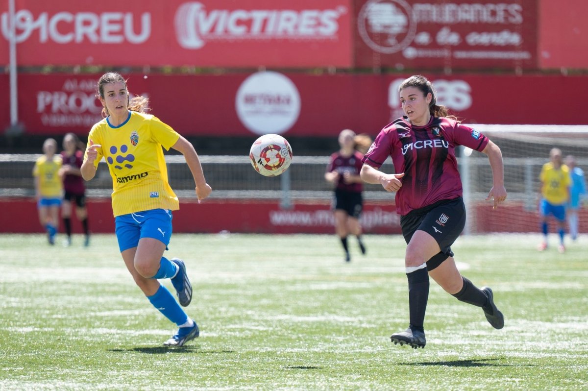 Meri Gil, en el partit de la segona volta davant el Riudoms la temporada passada