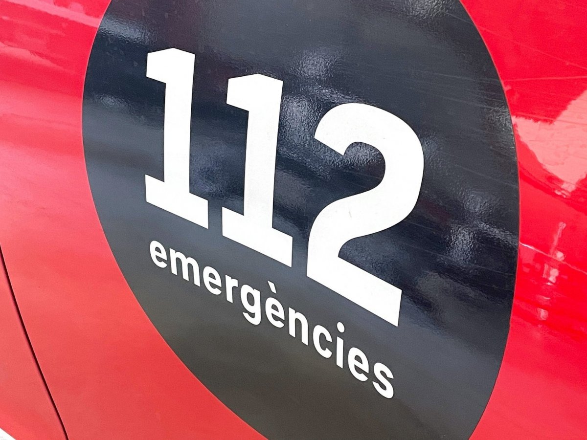 S'ha alertat al telèfon 112 dels fets