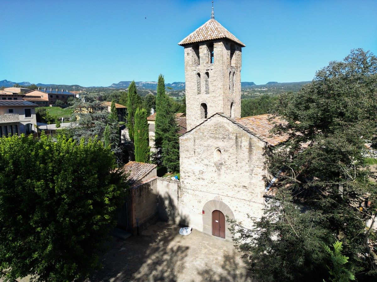 L'església de Sant Martí acaba de restaurat el campanar