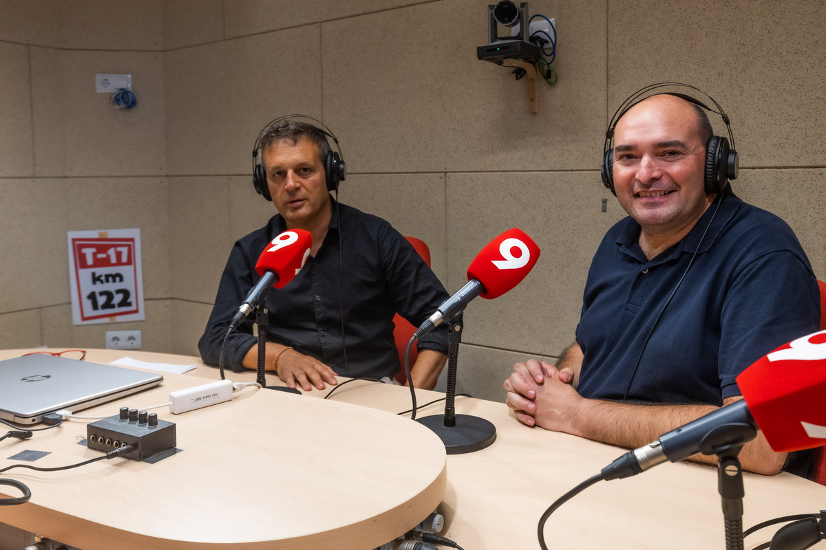 Agustí Danés i Isaac Moreno, als estudis d’EL 9 FM